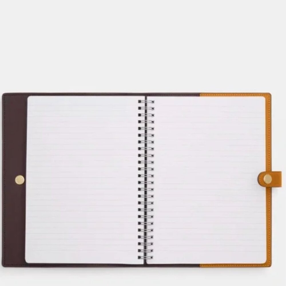 Notebook In Signature Canvas With Floral Print - Picture 3 of 4